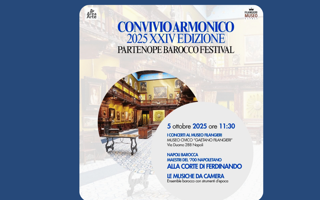 Partenope Barocco Festival al Museo Filangieri, al via le matinées domenicali