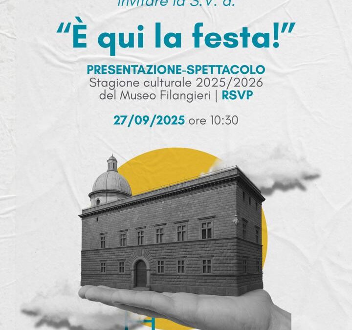 È qui la festa! Spettacolo di presentazione delle attività 2025/2026
