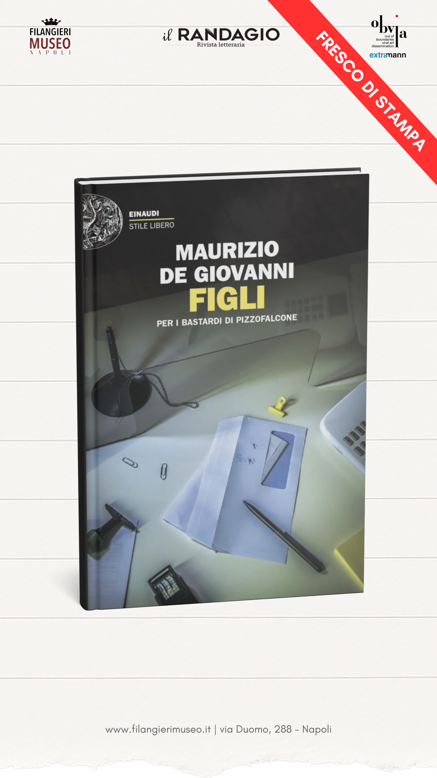 TRA LE RIGHE DI… MAURIZIO DE GIOVANNI E IL SUO “FIGLI”