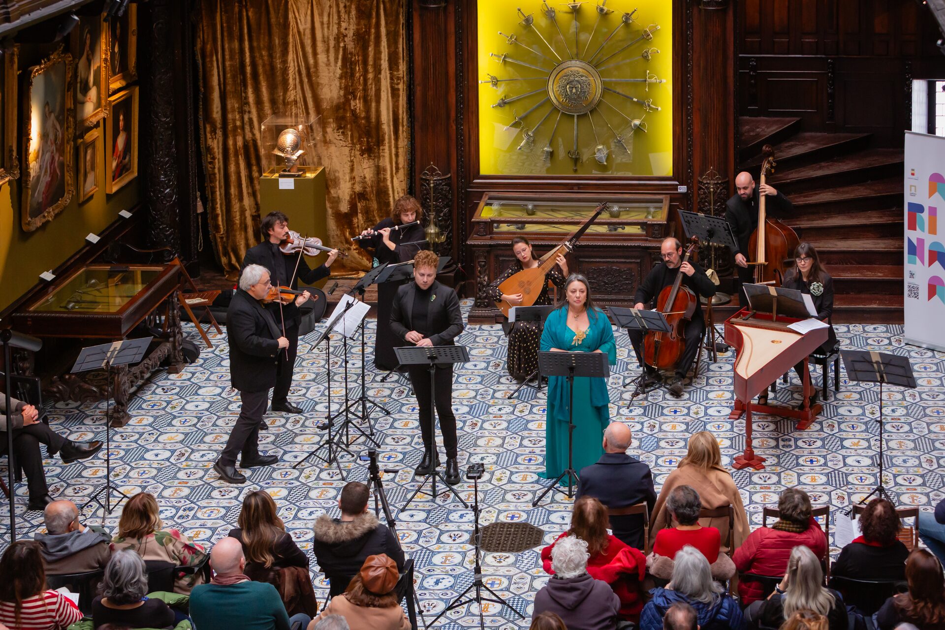 Concerto di musica barocca nella Sala Agata del Museo Filangieri – Convivio Armonico, Partenope Barocco Festival